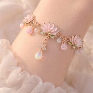 Floral Charm Bracelet